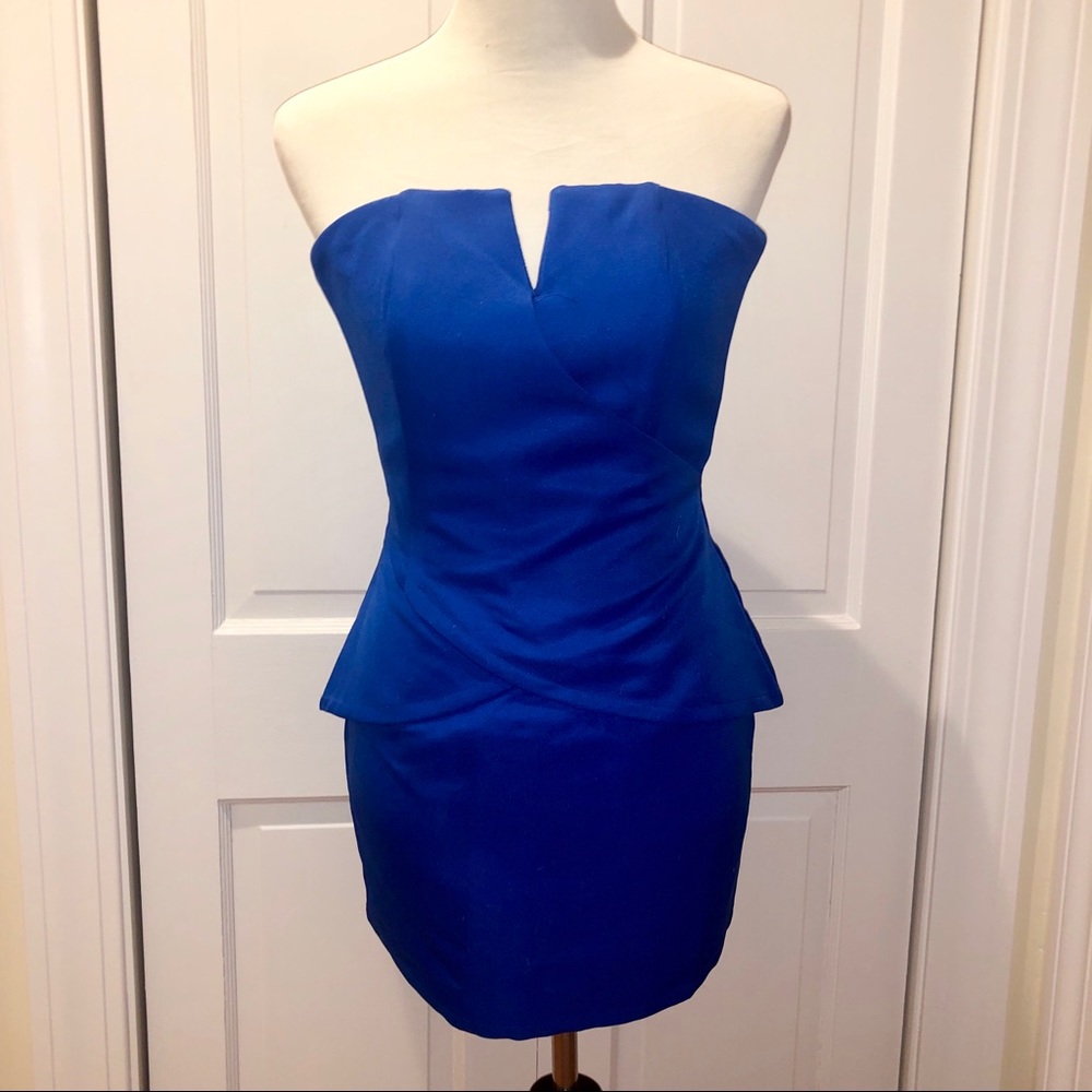 Tobi Royal Blue pencil dress SZ XS